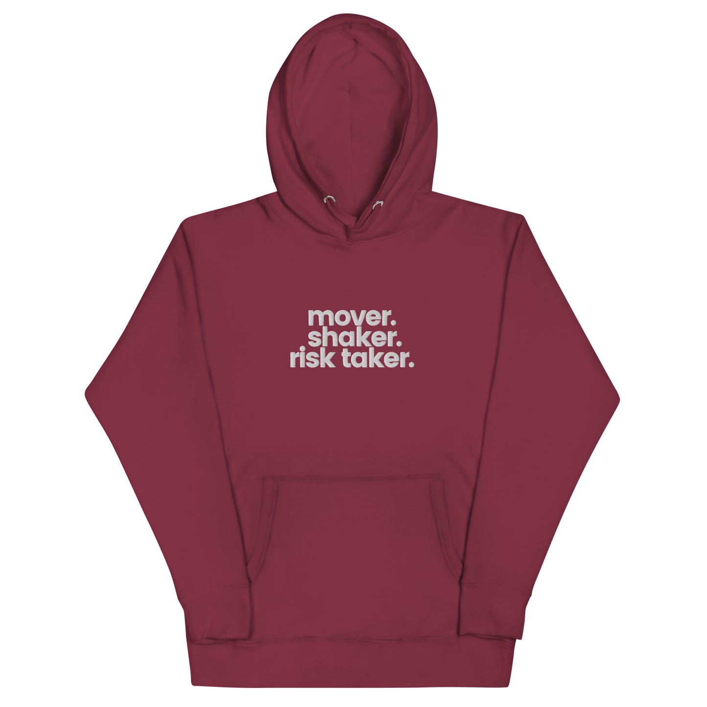 Mover. Shaker. Risk Taker. (Unisex) Hoodie