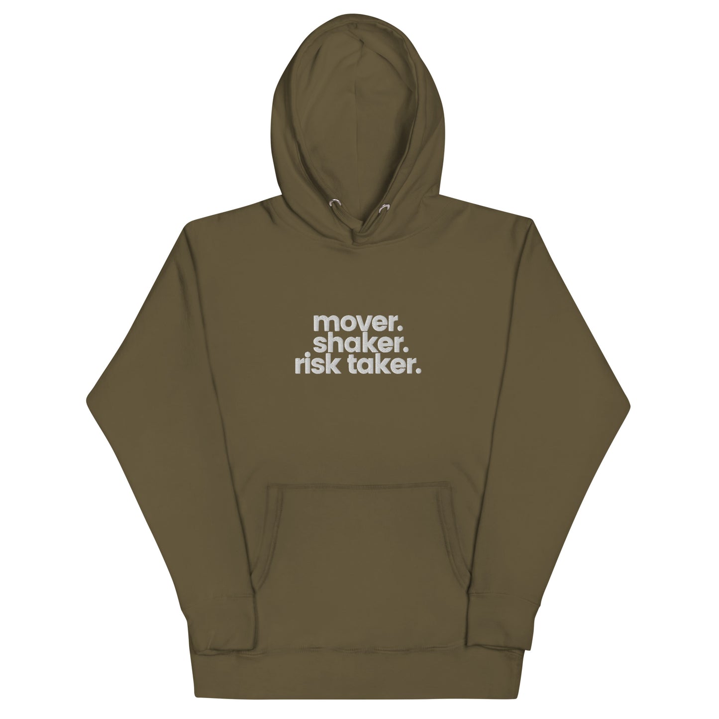 Mover. Shaker. Risk Taker. (Unisex) Hoodie