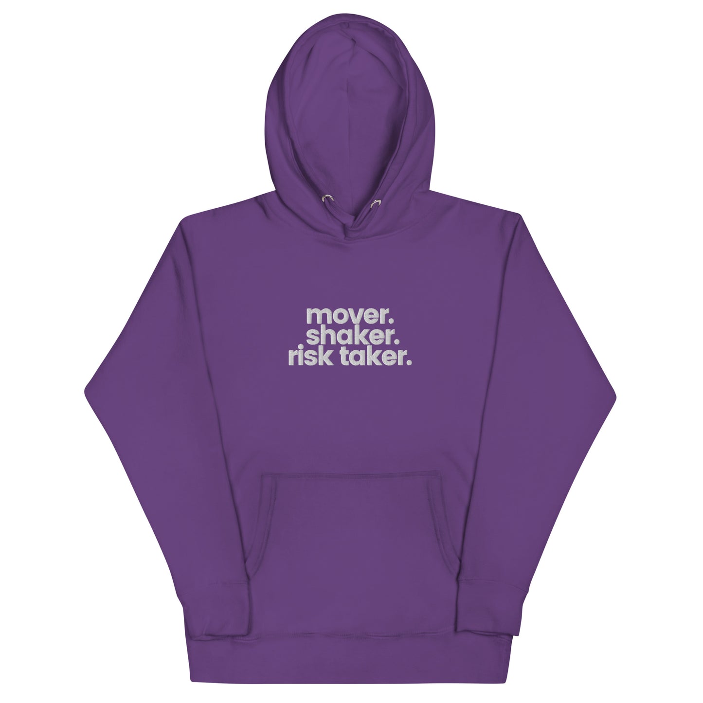 Mover. Shaker. Risk Taker. (Unisex) Hoodie